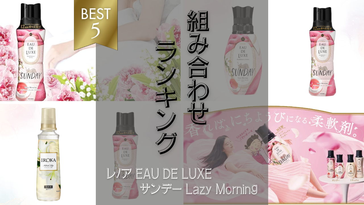 レノア EAU DE LUXE サンデー Lazy Morning 組み合わせ ランキング TOP5